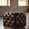 Пуф Chesterfield, Buttoned Leather — 45°