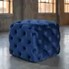 Пуф Chesterfield Velvet Ottoman Cube — 45°