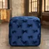 Пуф Chesterfield Velvet Ottoman Cube — фронт