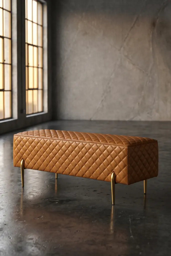 Пуф Leo Light Rectangular Ottoman