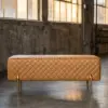 Пуф Leo Light Rectangular Ottoman — фронт