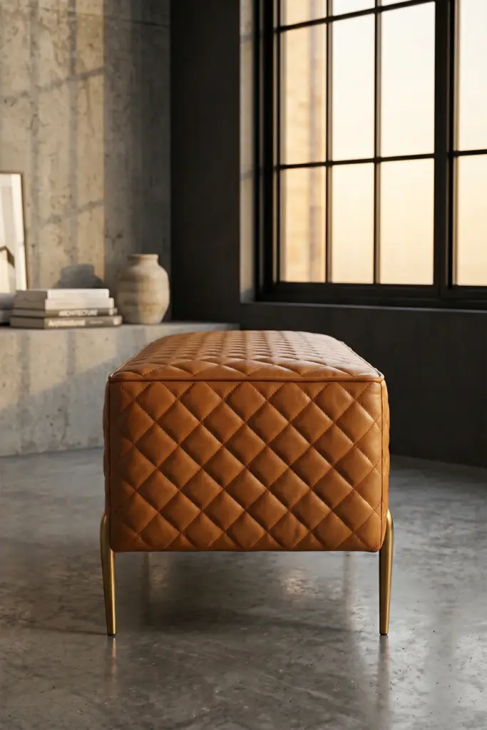 Пуф Leo Light Rectangular Ottoman