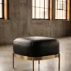 Оттоманка Zero Black Gold Base — фронт