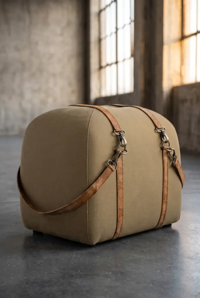 Пуф Travel bag, Linen Fabric