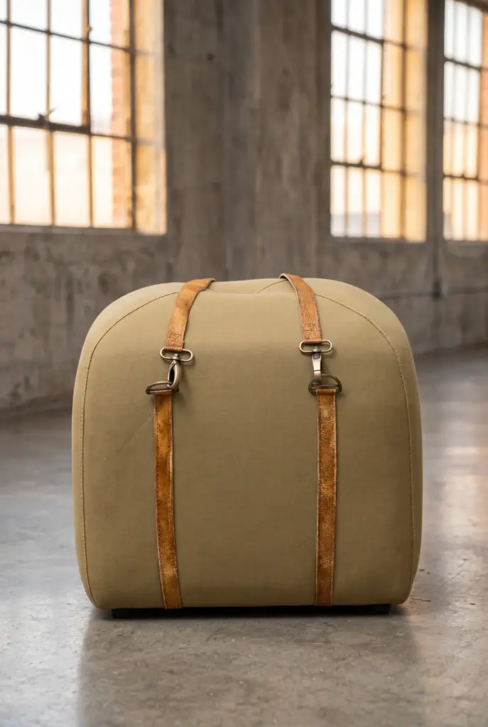 Пуф Travel bag, Linen Fabric