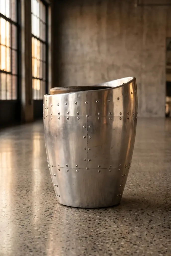 Пуф trumpet aluminum exclusive design