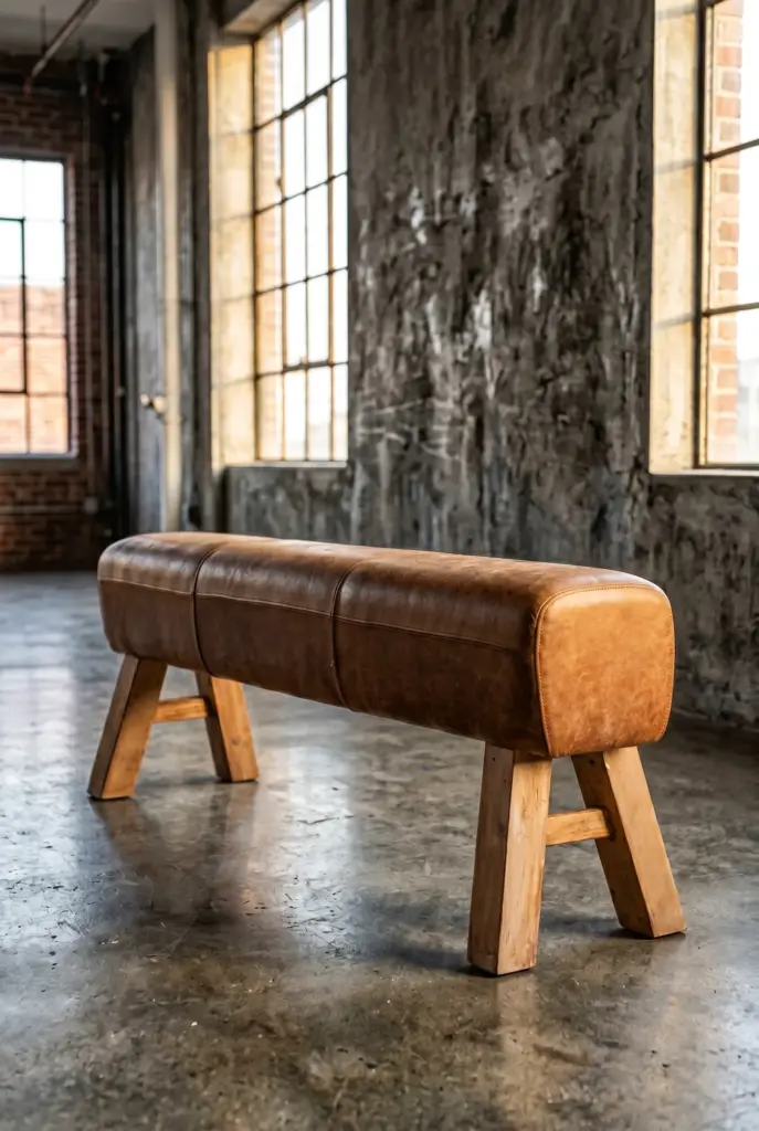 Скамейка Gym Horse Bench Double в стиле лофт — купить в OLD LOFT