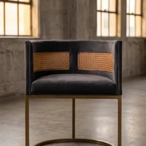 Стул Openwork Metal Iron and Leather в стиле лофт — купить в OLD LOFT