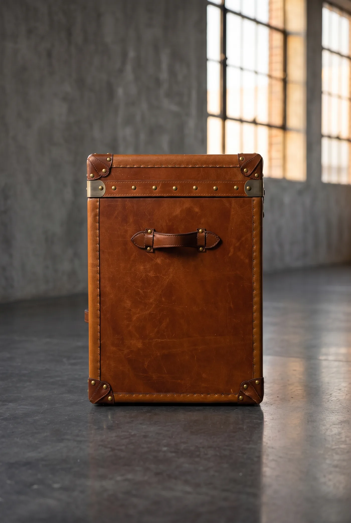 Сундук Hidalgo Decor Leather and Brass — профиль
