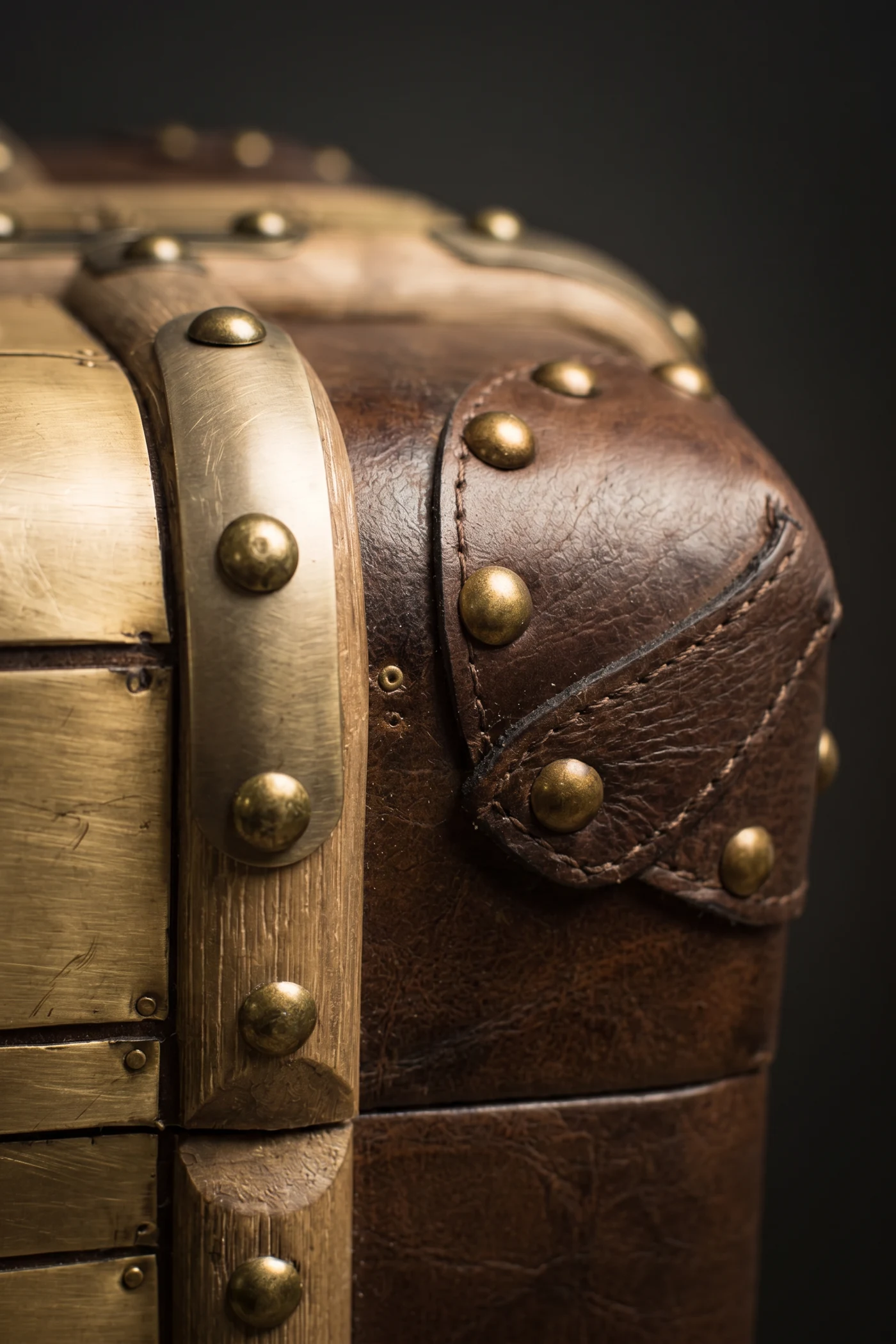 Сундук Mosaic Big, Contrast Leather — профиль