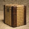 Сундук Mosaic Medium, Leather and Brass — фото 2