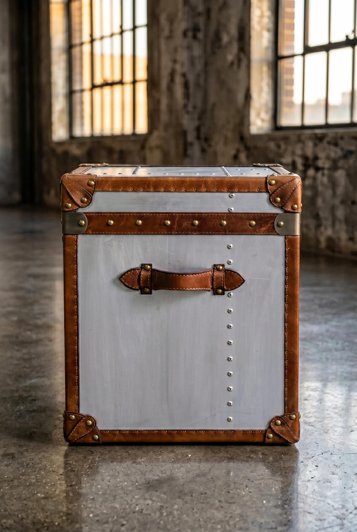 Сундук Secret Aluminum Leather Inserts