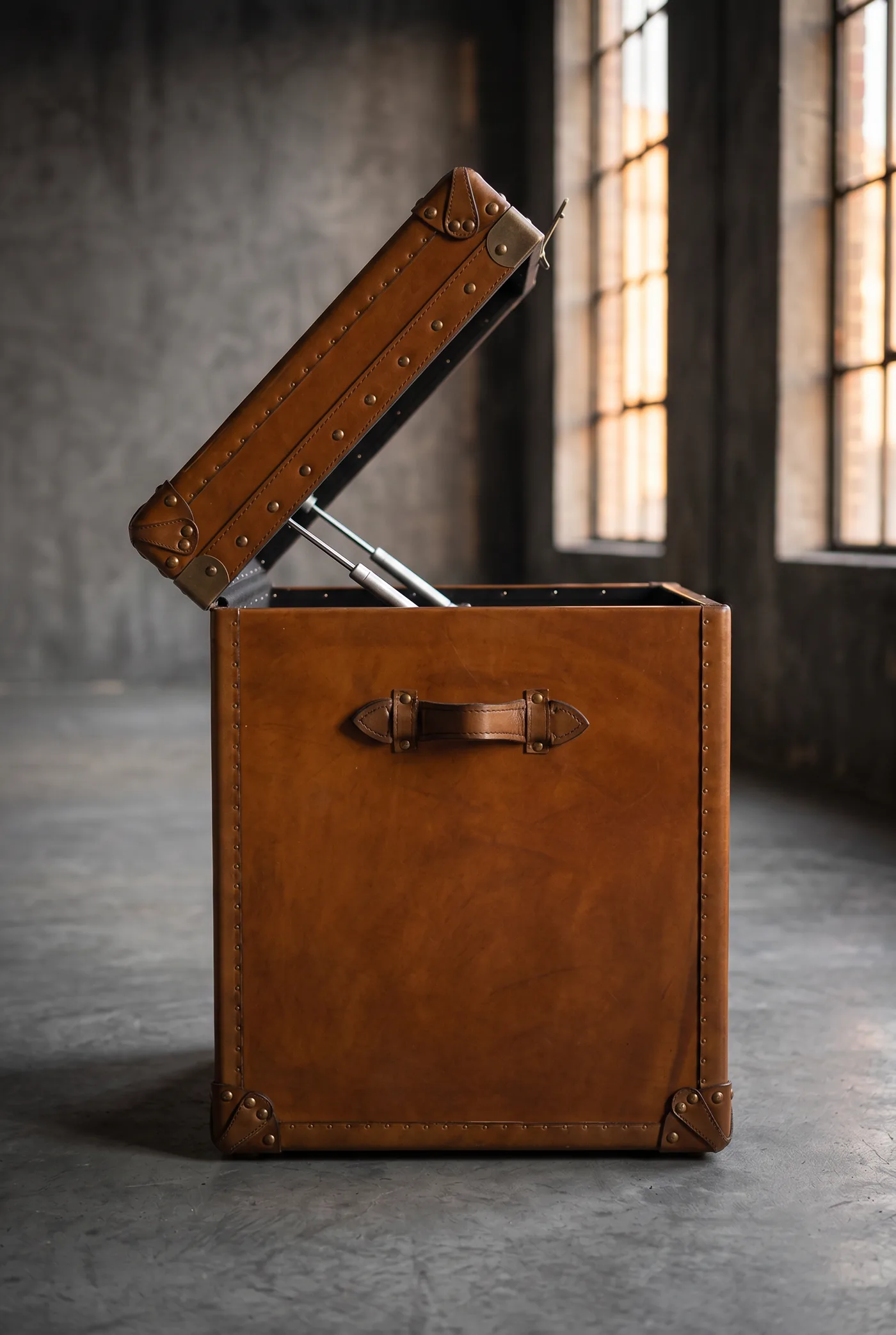 Сундук Zorro Cow Leather and Canvas — профиль