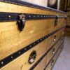 Тумба Aviator Brass Charm Leather Inserts — фото 3