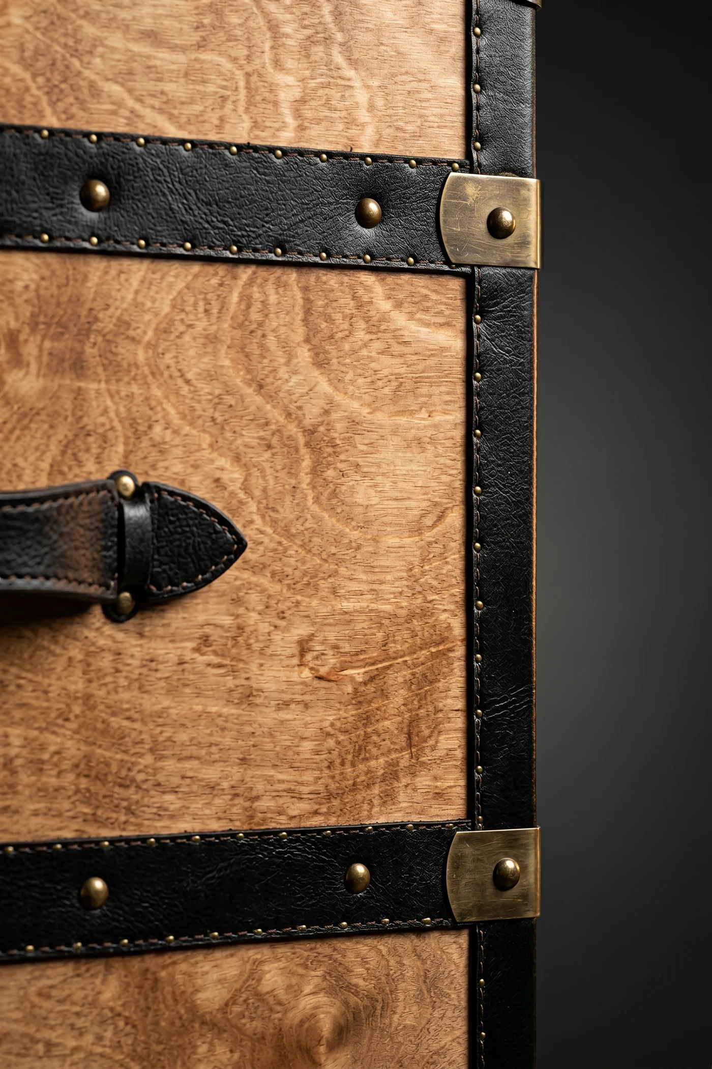 Тумба Light Charm Leather and Wood — профиль