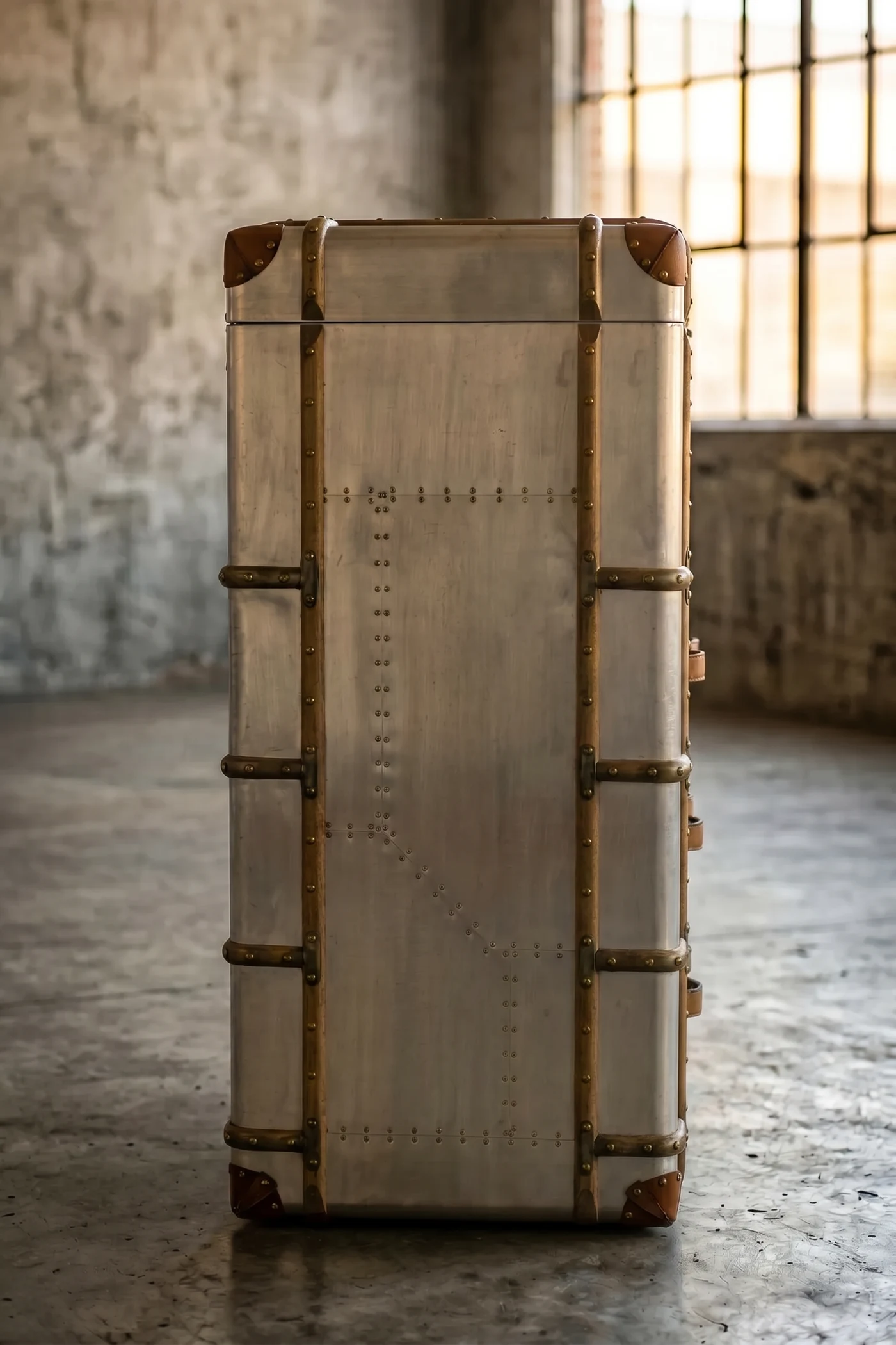 Тумба Old Refrigerator Aluminium Finish — профиль