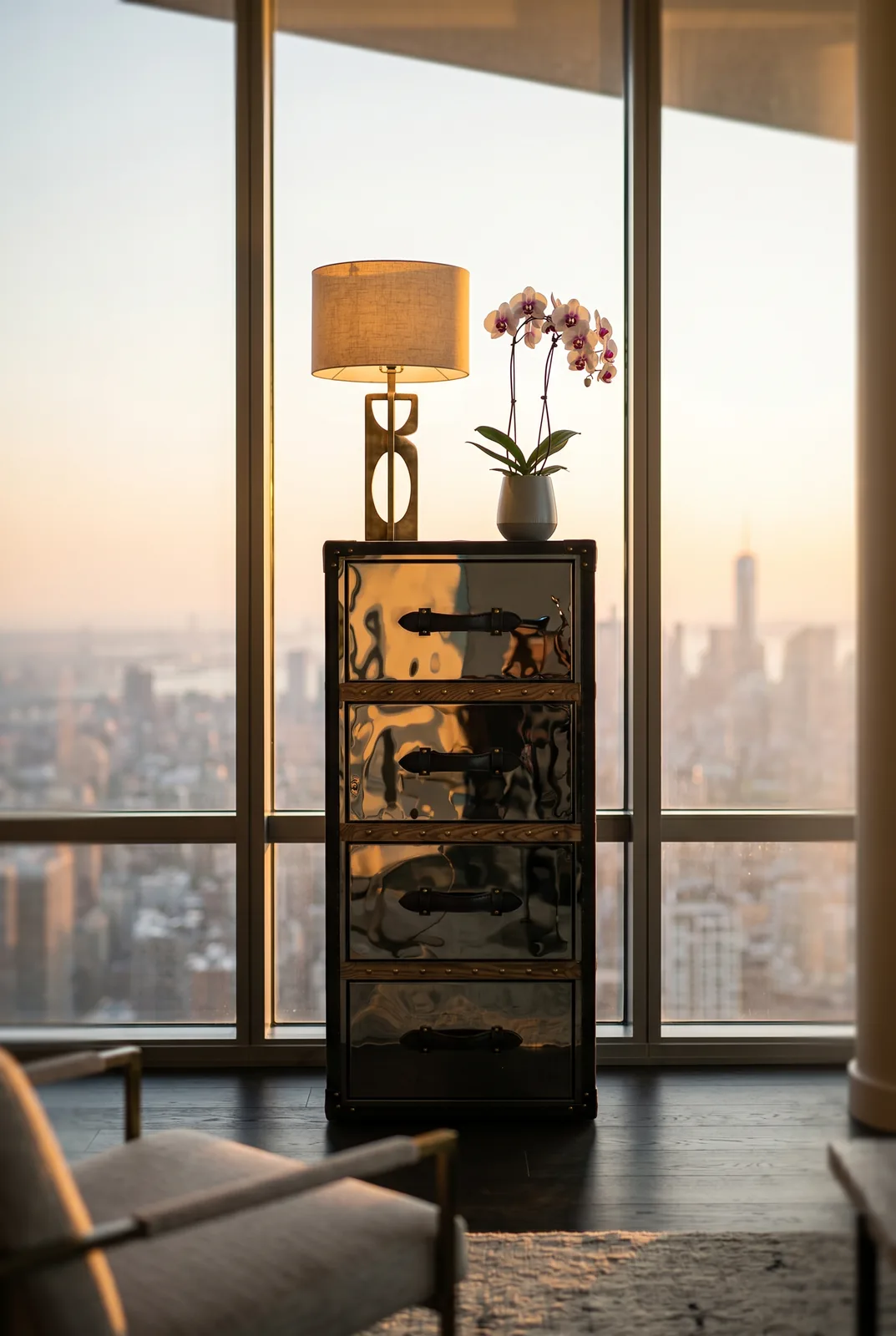 Тумбы Onyx 4 Drawers Black Gloss — фото 7