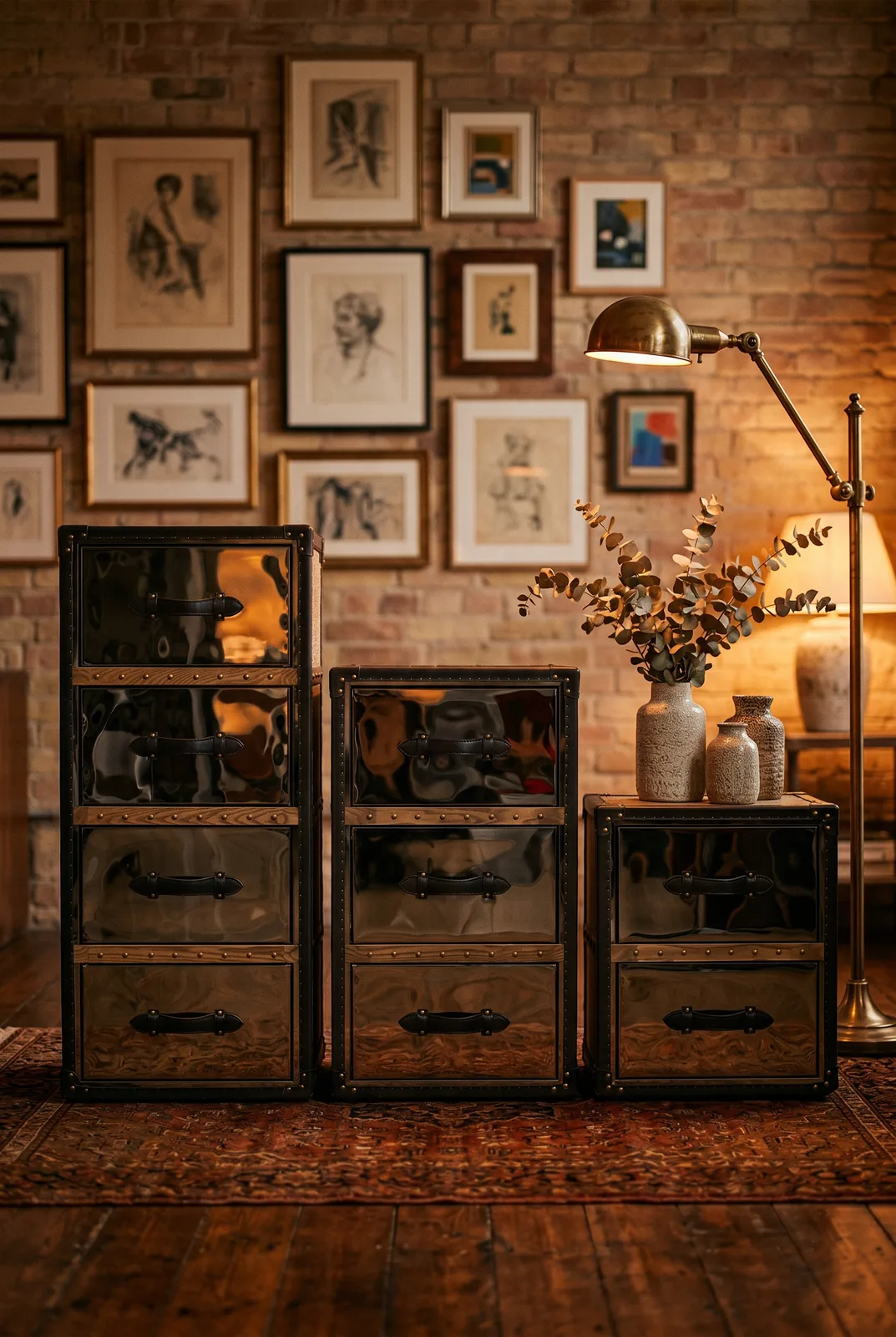 Onyx 5 Drawer Wood Inserts — в интерьере