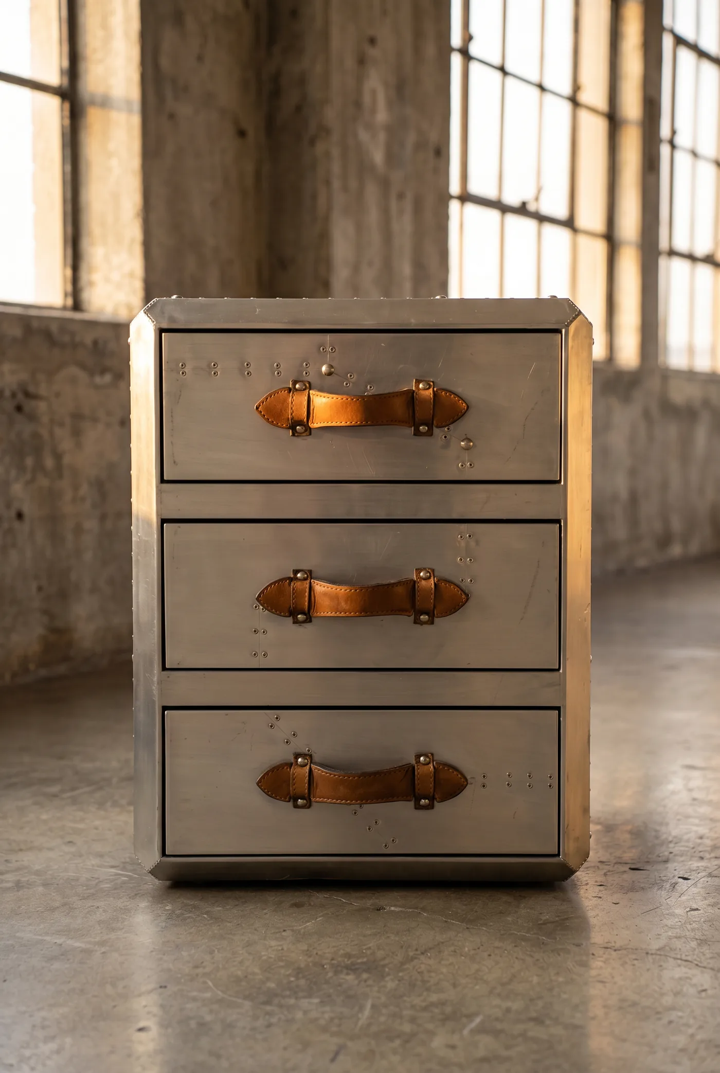 Тумба Pilot Aluminum 3 Drawer