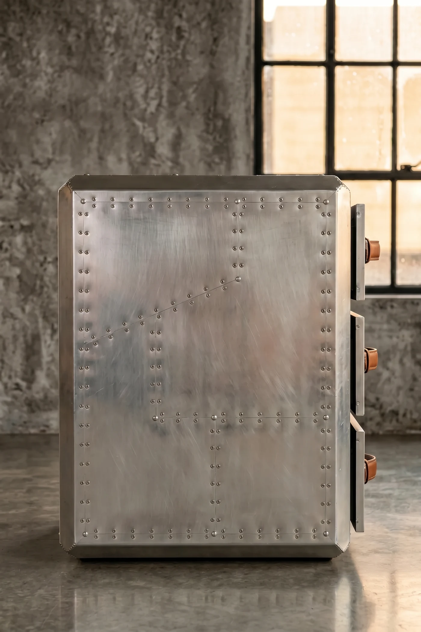 Тумба Pilot Aluminum 3 Drawer — профиль