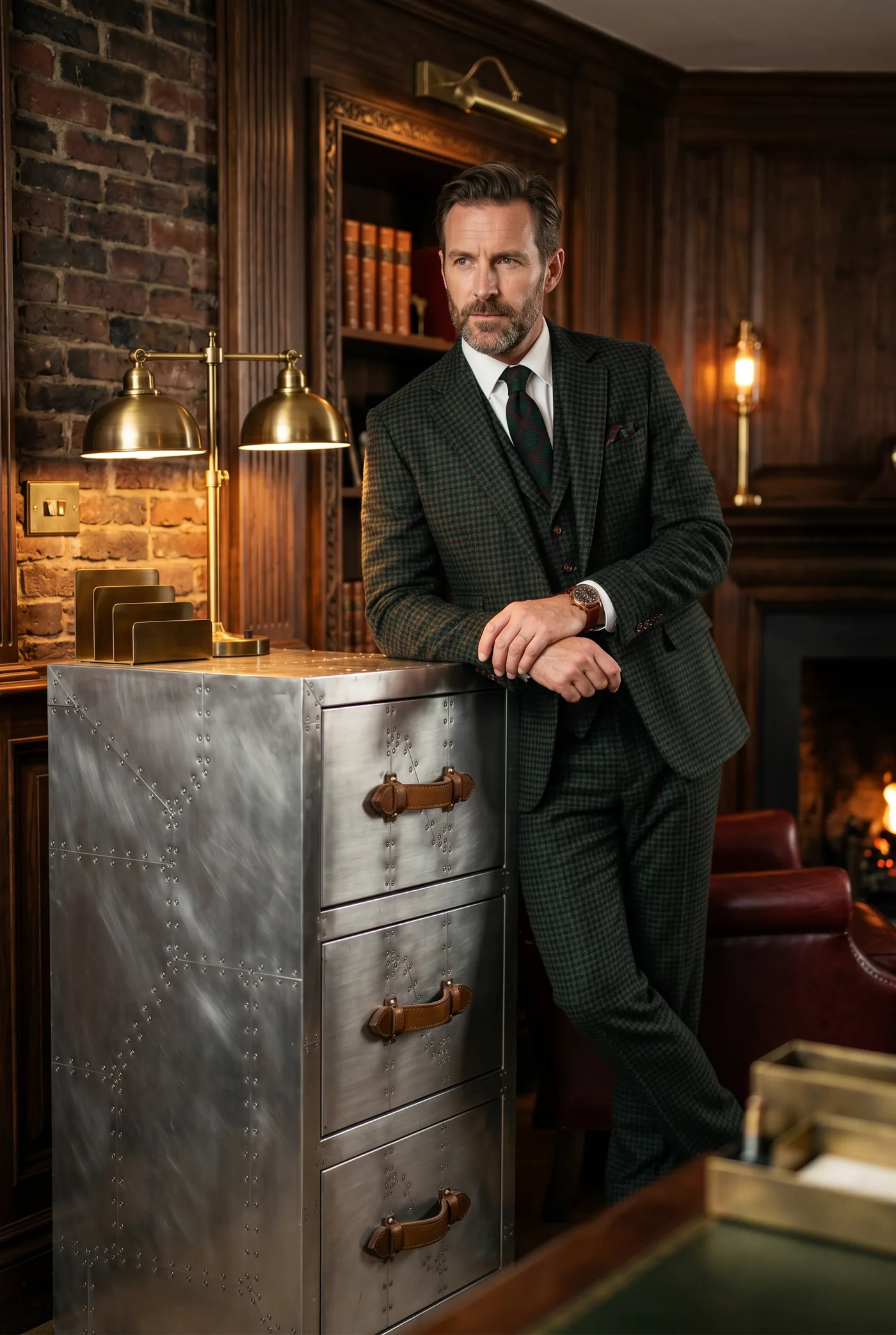 Тумба Silver Age 3 Drawers Spitfire — в интерьере