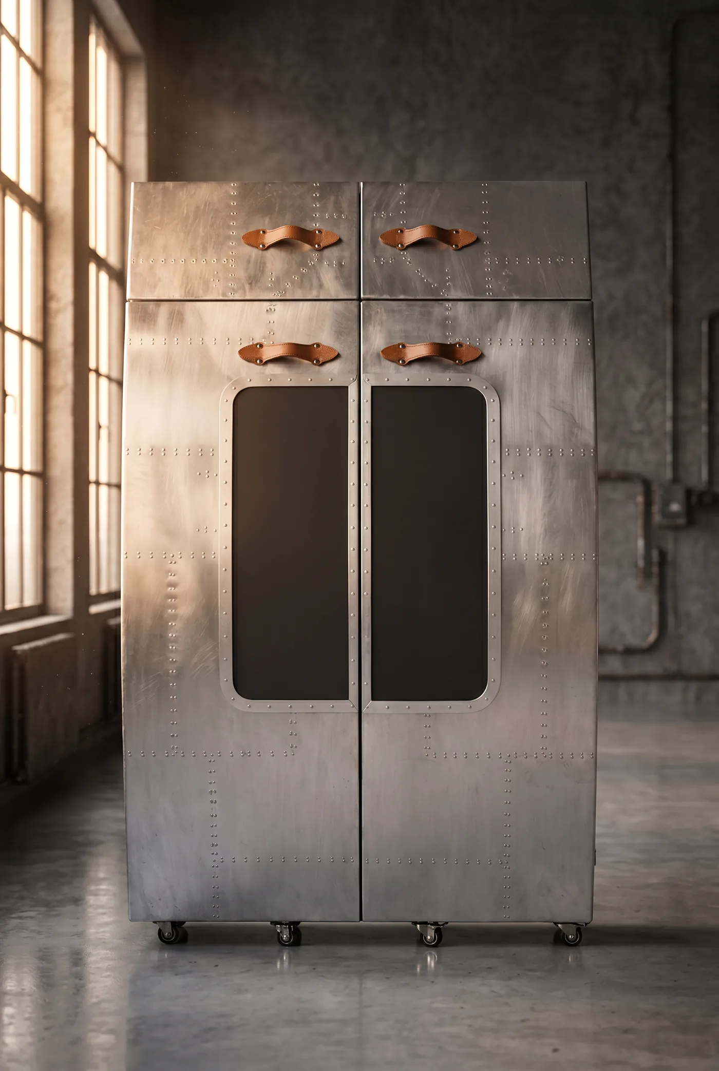 Винный шкаф Shelving Aviator on Rollers