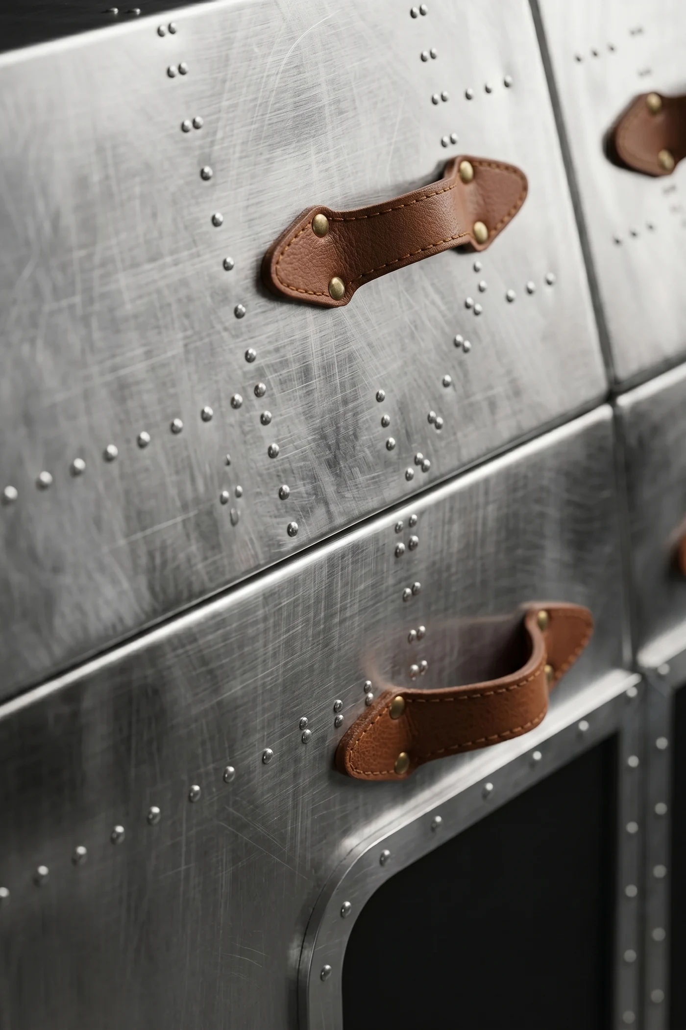 Винный шкаф Shelving Aviator on Rollers — деталь