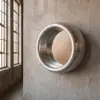 Зеркало Porthole Round Aluminum Frame — 45°