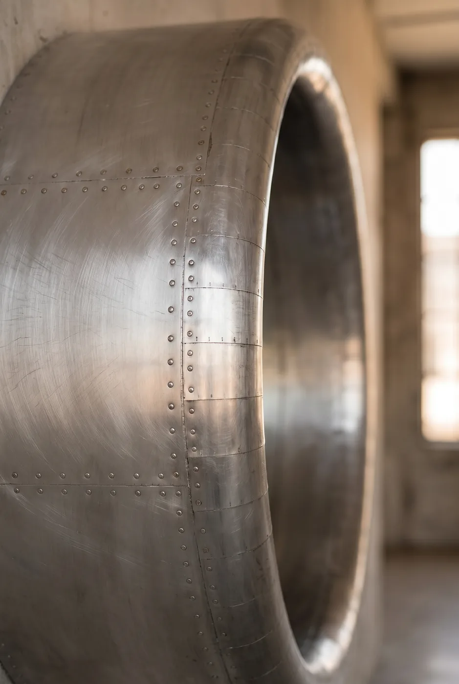Зеркало Porthole Round Aluminum Frame — профиль