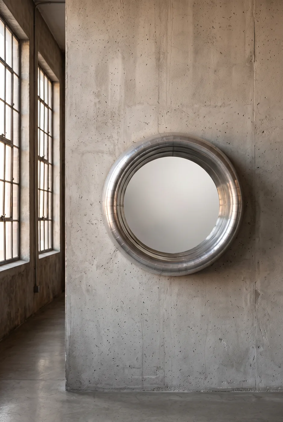 Зеркало Porthole Round Aluminum Frame
