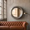 Зеркало Porthole Round Aluminum Frame — деталь