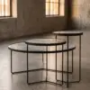 Ceramic Circle — комплект из 3 столиков (нестинг-трио) — фронт