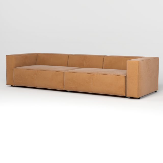 Трехместный мягкий диван Ground Sofa