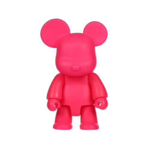 Коллекционная фигурка Qee Collection Bear Glow in Dark (pink)