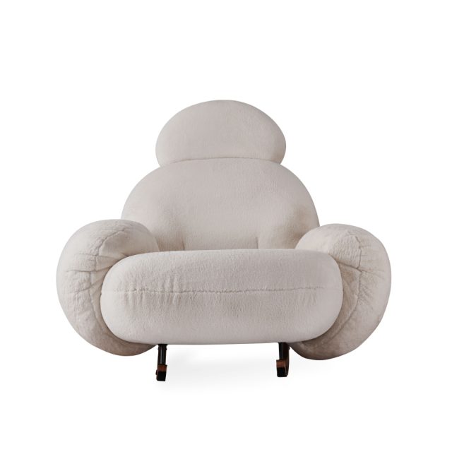 Кресло с рамой из сосны и ясеня Olympus Very soft
