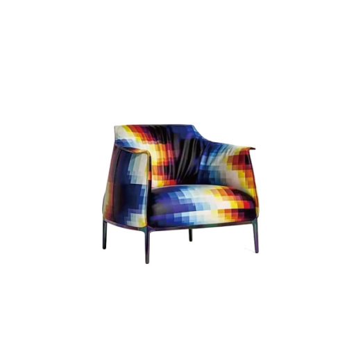 Кресло с абстрактным рисунком Cormac