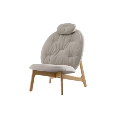 Кресло с подушками Easel Wood Base