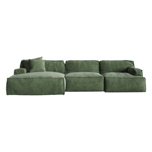 Угловой диван с низкими подлокотниками Mitscher