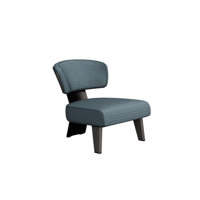 Кресло со шпонированными элементами Cuthbert в стиле лофт, модерн, индастриал