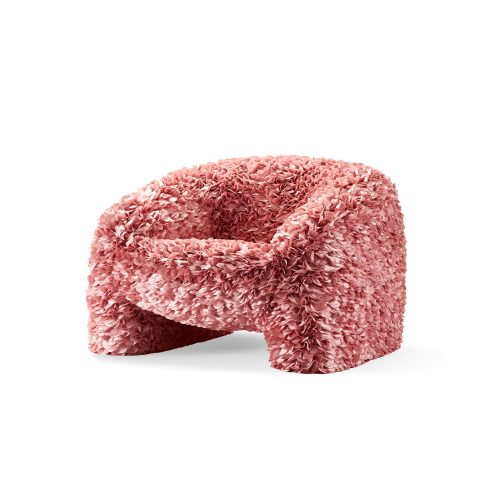 Кресло из ткани-лепестков Flower Cloud Modern