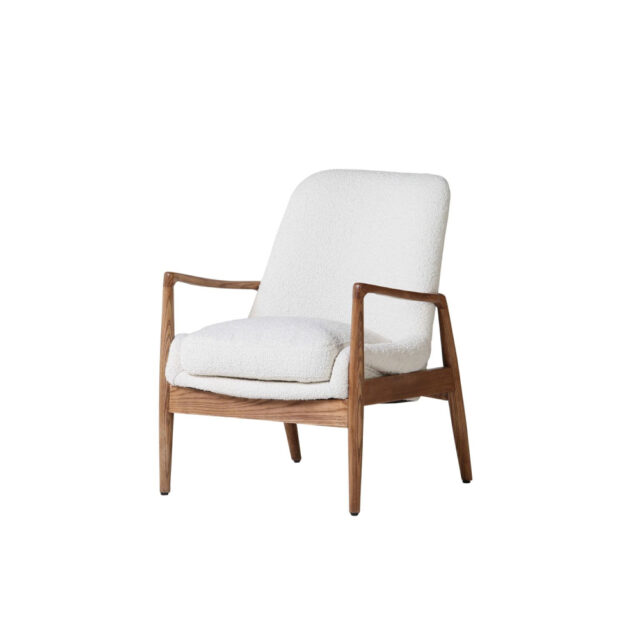 Кресло с деревянными подлокотниками Tourette