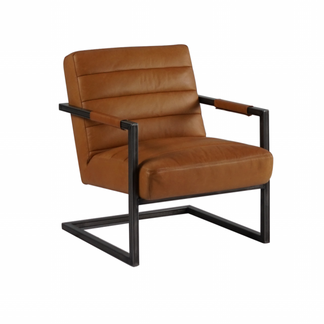 Офисное кожаное кресло Cubism Brown