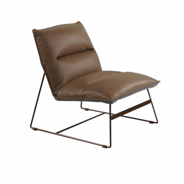Кресло Welcome Arm Chair Brown with Pillows в стиле лофт, модерн, индастриал