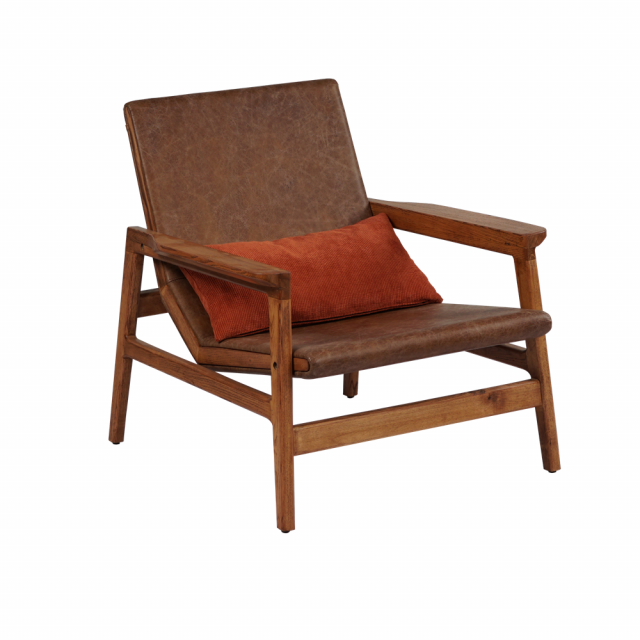 Кресло Holidays Arm Chair Leather в стиле лофт, модерн, индастриал
