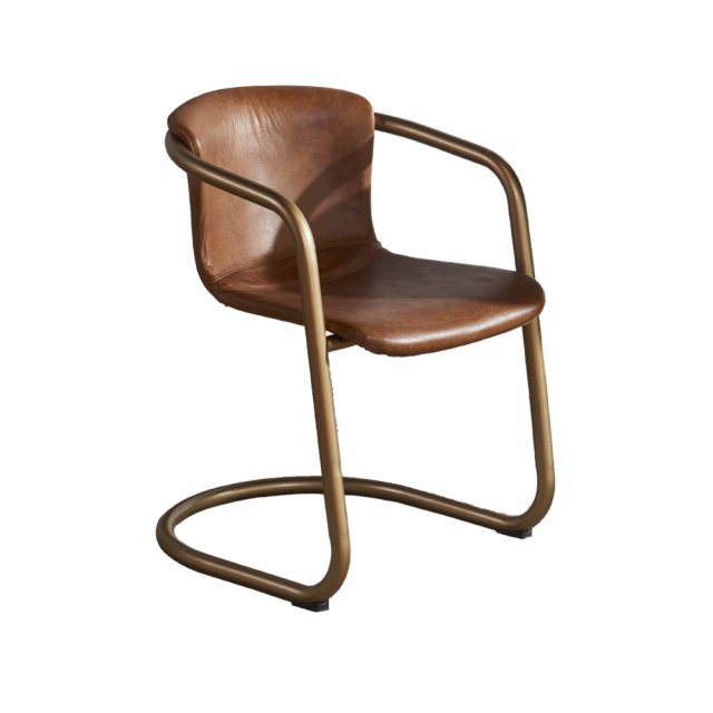 Стул Springboard Chair Bronze Coating в стиле лофт, модерн, индастриал
