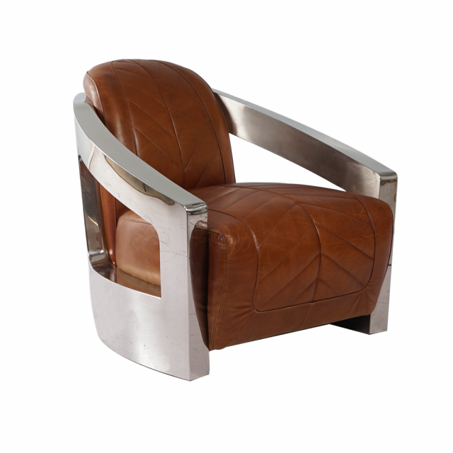 Кресло Matrix Stainless Steel Armrest в стиле лофт, модерн, индастриал