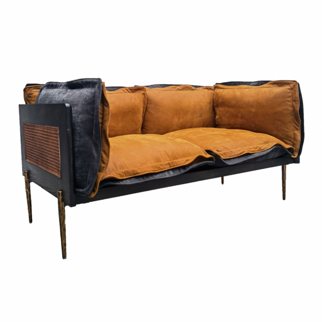 Двухместный диван Bonjour 2 Seater в стиле лофт в стиле лофт, модерн, индастриал