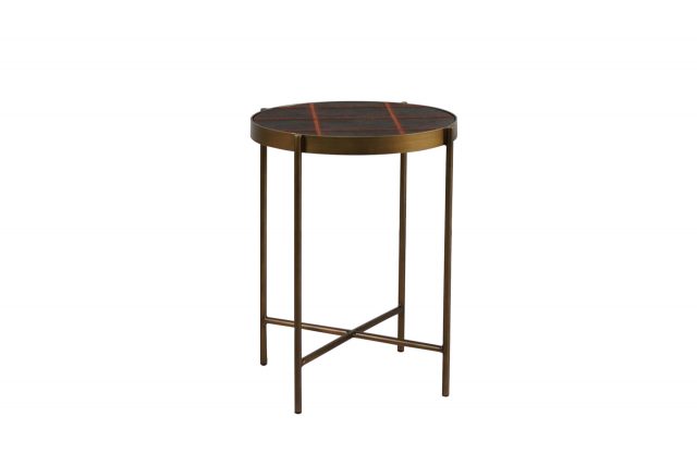 Кофейный столик Gong Tall Bronze в стиле лофт, модерн, индастриал