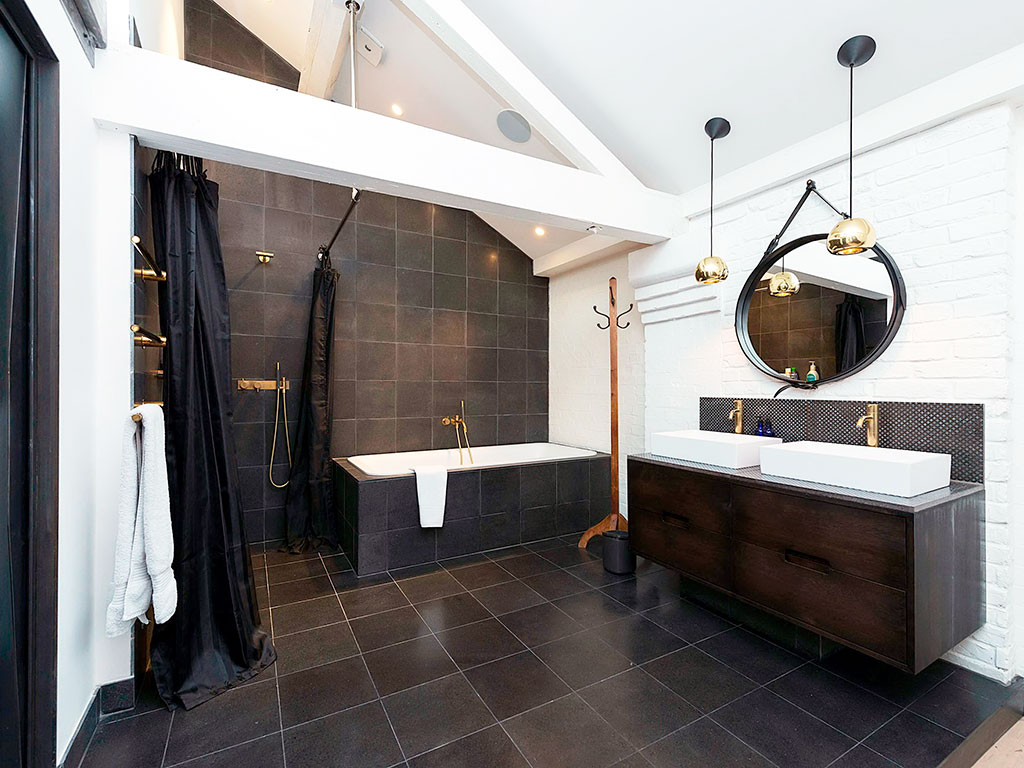 Дизайн ванной комнаты в лофт-стиле