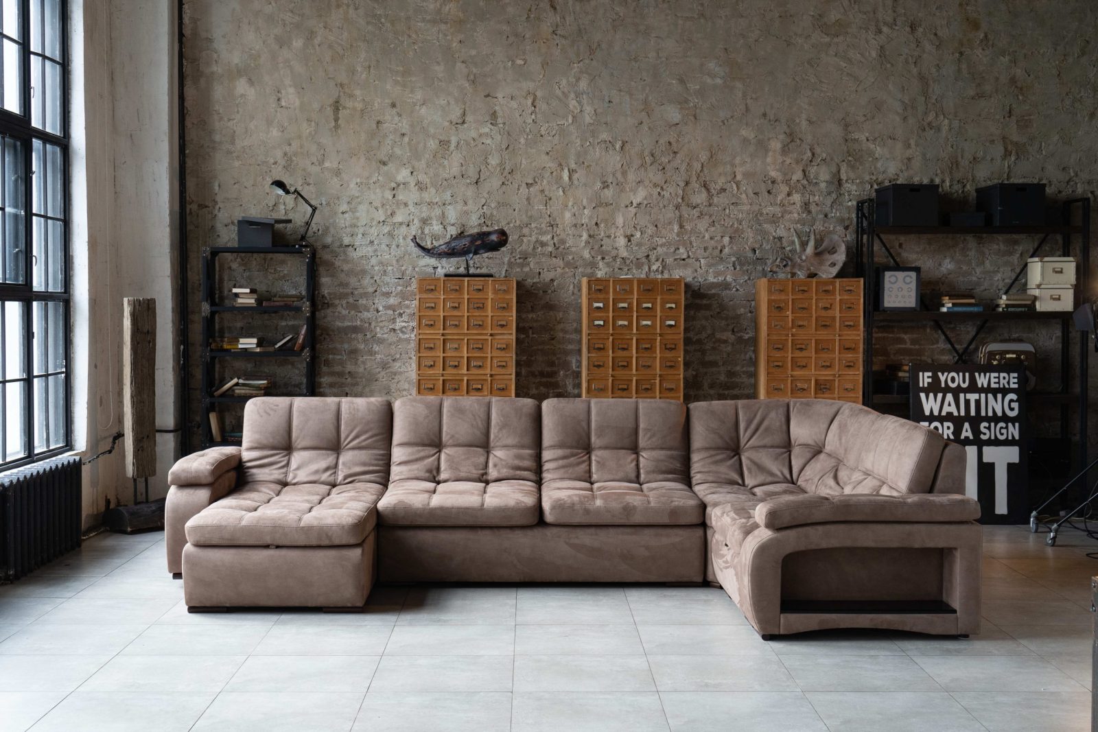 н Verona Sofa купить в интернет-магазине лофт-мебели Old-loft Современный угловой дива